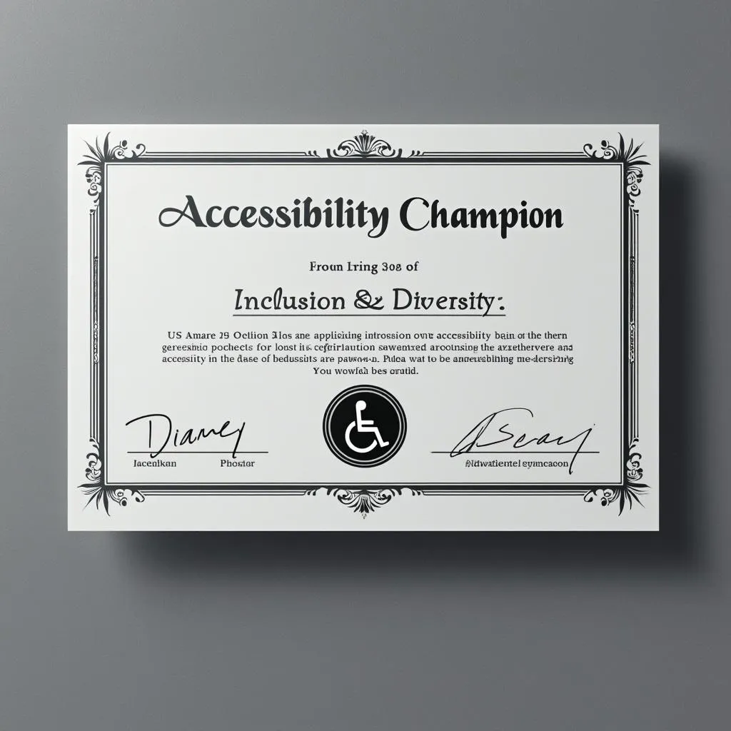 Digital Accessibility Champion Award